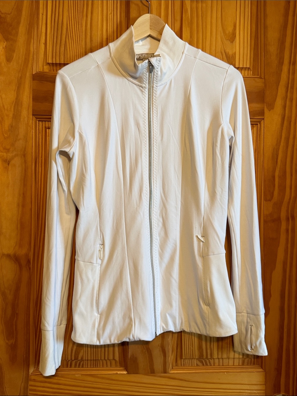 Athleta White Full-Zip Women's Jacket